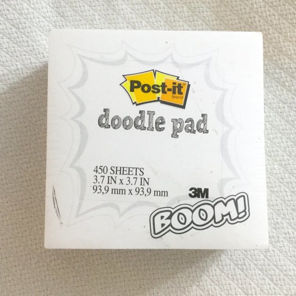 3/$15 Discontinued Post It Doodle Pad 450 Sheets NIP - Picture 1 of 4